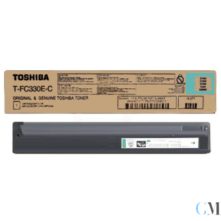 Original Toshiba 6AJ00000259/T-FC200EC Toner-Kit cyan, 33.600 Seiten