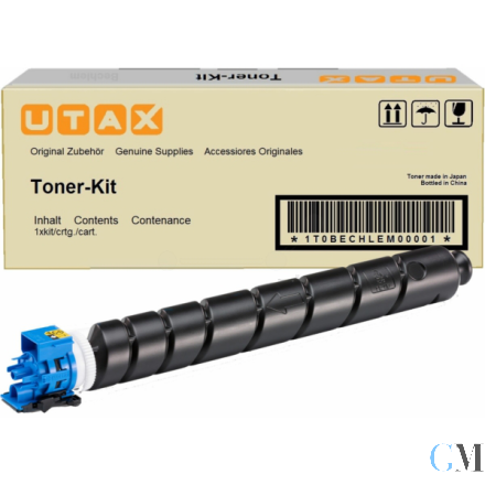 Original Utax 1T02RLCUT0/CK-8512C Toner-Kit cyan, 15.000 Seiten ISO/IEC 19798