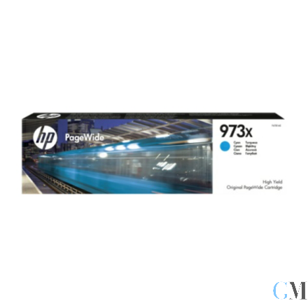 Original HP F6T81AE/973X Tintenpatrone cyan, 7.000 Seiten ISO/IEC 24711 85.5ml