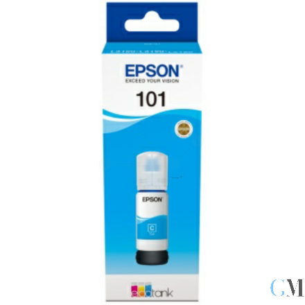 Original Epson C13T03V24A/101 Tintenflasche cyan 70ml