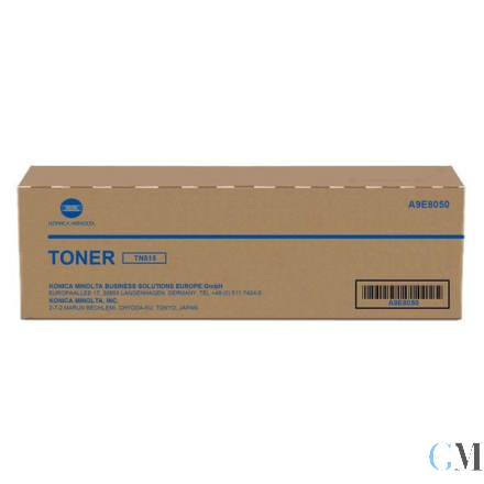 Original Konica Minolta A9E8050/TN-515 Toner schwarz, 24.400 Seiten