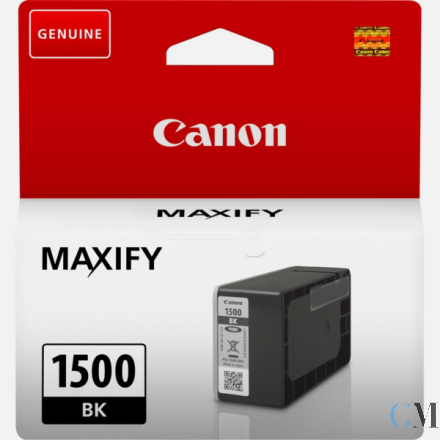 Original Canon 9218B001/PGI-1500BK Tintenpatrone schwarz, 400 Seiten ISO/IEC 19752 12.4ml