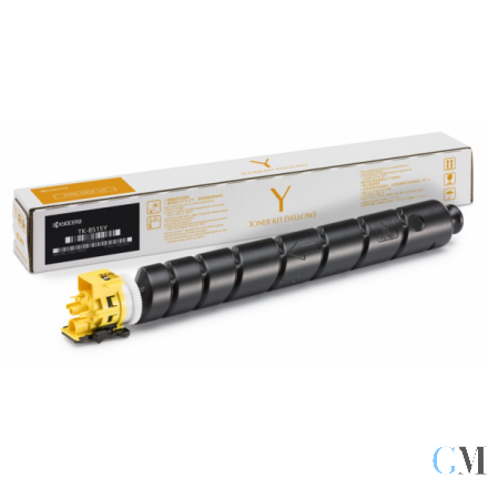 Original Kyocera 1T02NDANL1/TK-8515Y Toner-Kit gelb, 20.000 Seiten ISO/IEC 19798