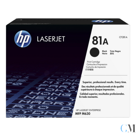 Original HP CF281A/81A Tonerkartusche schwarz, 10.500 Seiten ISO/IEC 19752