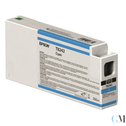 Original Epson C13T824200/T8242 Tintenpatrone cyan 350ml
