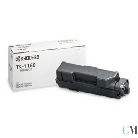 Original Kyocera 1T02RY0NL0/TK-1160 Toner-Kit, 7.200 Seiten ISO/IEC 19752