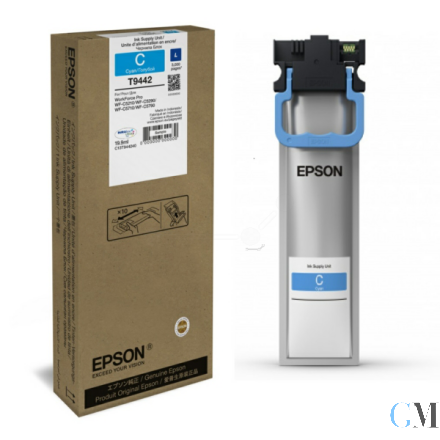 Original Epson C13T944240/T9442 Tintenpatrone cyan, 3.000 Seiten 19,9ml
