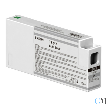 Original Epson C13T824700/T8247 Tintenpatrone schwarz hell 350ml