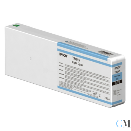 Original Epson C13T804500/T8045 Tintenpatrone cyan hell 700ml