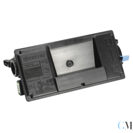 Original Kyocera 1T02T90NL0/TK-3160 Toner-Kit + Resttonerbehälter, 12.500 Seiten ISO/IEC 19752