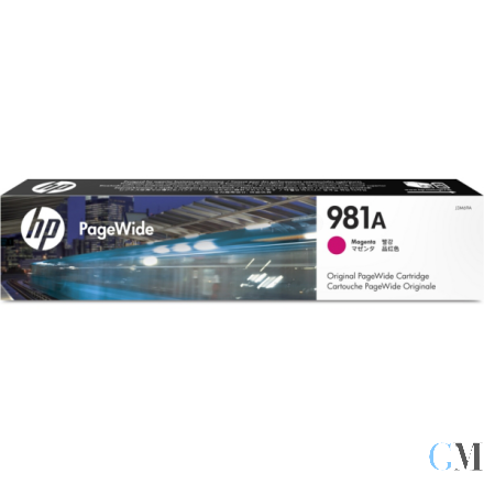 Original HP J3M69A/981A Tintenpatrone magenta, 6.000 Seiten ISO/IEC 19798 69ml