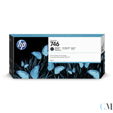 Original HP P2V83A/746 Tintenpatrone schwarz matt 300ml