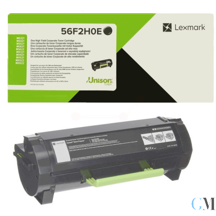 Original Lexmark 56F2H0E Toner-Kit High-Yield corporate, 15.000 Seiten ISO/IEC 19752