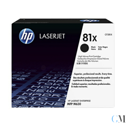 Original HP CF281X/81X Tonerkartusche schwarz High-Capacity, 25.000 Seiten ISO/IEC 19752