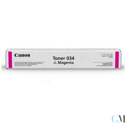 Original Canon 9452B001/034 Toner magenta, 7.300 Seiten ISO/IEC 19798