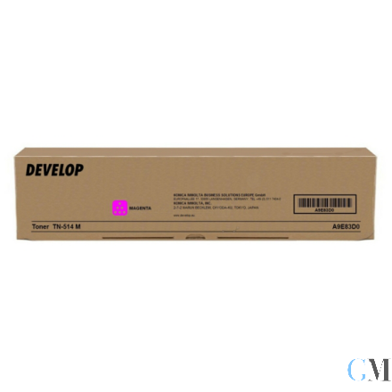 Original Develop A9E83D0/TN-514M Toner magenta, 26.000 Seiten/5%