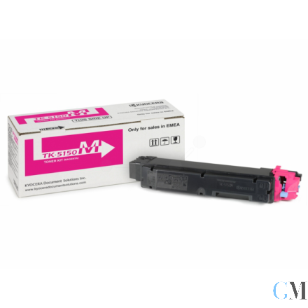 Original Kyocera 1T02NSBNL0/TK-5150M Toner-Kit magenta, 10.000 Seiten ISO/IEC 19798