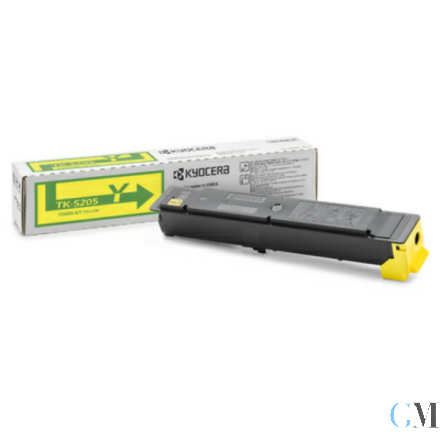 Original Kyocera 1T02R5ANL0/TK-5205Y Toner-Kit gelb, 12.000 Seiten ISO/IEC 19798