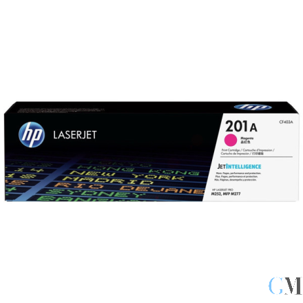 Original HP CF403A/201A Tonerkartusche magenta, 1.330 Seiten ISO/IEC 19752