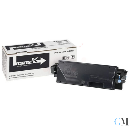 Original Kyocera 1T02NR0NL0/TK-5140K Toner-Kit schwarz, 7.000 Seiten ISO/IEC 19798