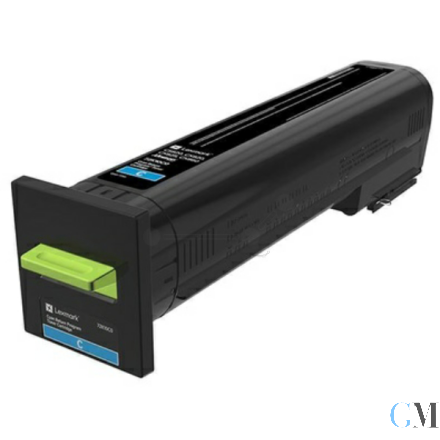 Original Lexmark 72K20C0 Toner-Kit cyan return program, 8.000 Seiten ISO/IEC 19798