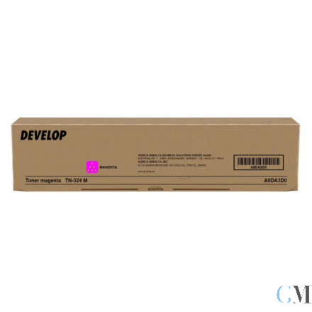 Original Develop A8DA3D0/TN-324M Toner magenta, 26.000 Seiten