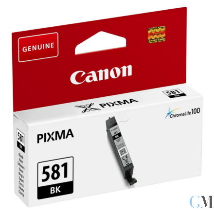 Original Canon 2106C001/CLI-581BK Tintenpatrone schwarz, 200 Seiten 200 Fotos 5.6ml