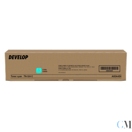 Original Develop A8DA4D0/TN-324C Toner cyan, 26.000 Seiten