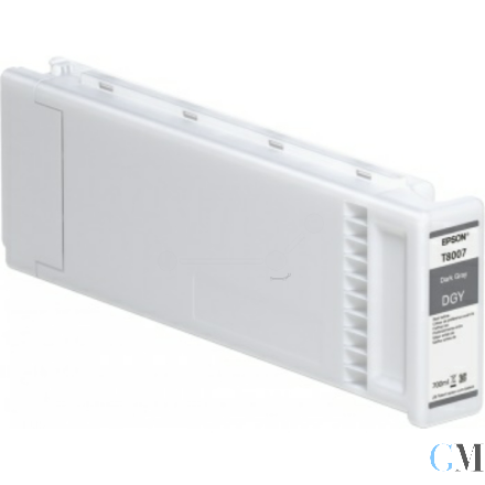 Original Epson C13T800700/T8007 Tintenpatrone grau dunkel 700ml