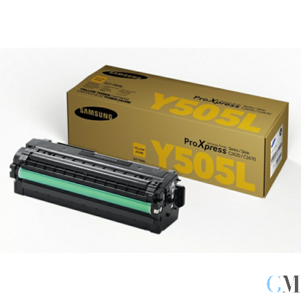 Original HP SU512A/CLT-Y505L Tonerkartusche gelb, 3.500 Seiten ISO/IEC 19798