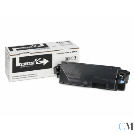 Original Kyocera 1T02NS0NL0/TK-5150K Toner-Kit schwarz, 12.000 Seiten ISO/IEC 19798