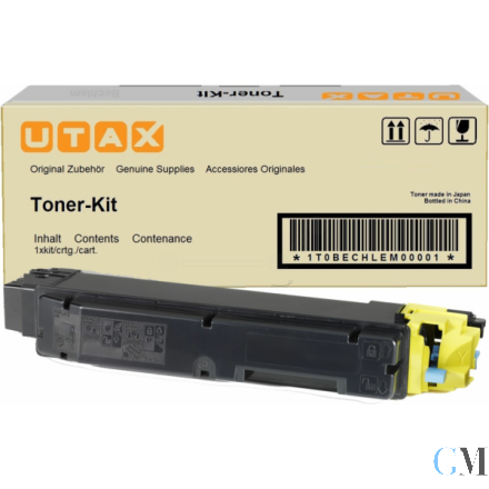Original Utax 1T02NRAUT0/PK-5011Y Toner-Kit gelb, 5.000 Seiten ISO/IEC 19798