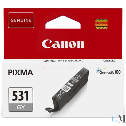 Original Canon 6122C001/CLI-531GY Tintenpatrone grau, 324 Seiten ISO/IEC 19752 8.2ml