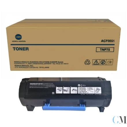 Original Konica Minolta ACF0051/TNP-75 Toner-Kit, 20.000 Seiten