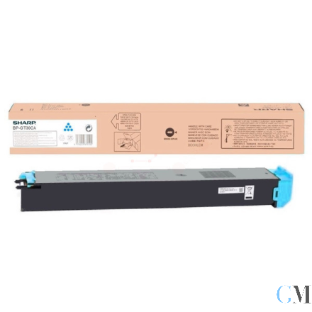 Original Sharp BP-GT30CA Toner cyan, 15.000 Seiten ISO/IEC 19752