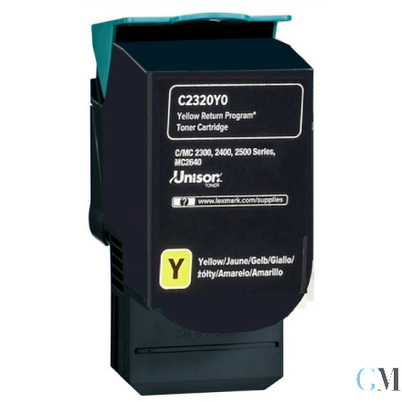 Original Lexmark C240X40 Toner-Kit gelb extra High-Capacity, 3.500 Seiten ISO/IEC 19752
