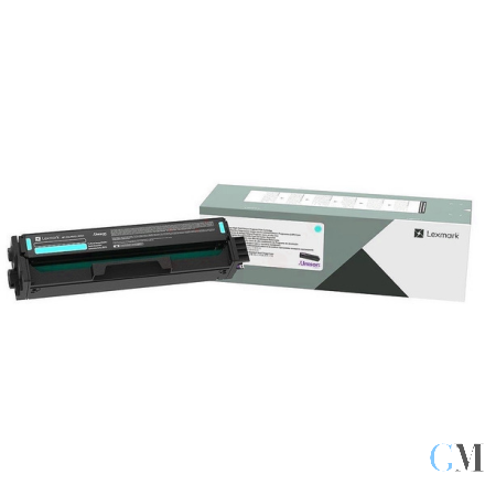 Original Lexmark 20N2XC0 Tonerkartusche cyan return program, 6.700 Seiten ISO/IEC 19752