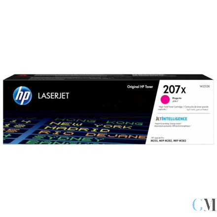 Original HP W2213X/207X Tonerkartusche magenta High-Capacity, 2.450 Seiten ISO/IEC 19752
