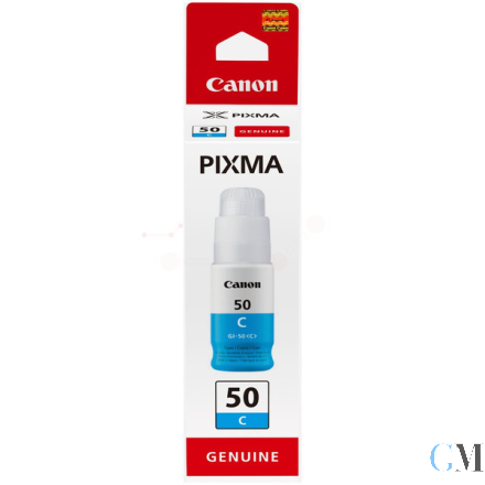 Original Canon 3403C001/GI-50C Tintenflasche cyan, 7.700 Seiten ISO/IEC 19752 70ml