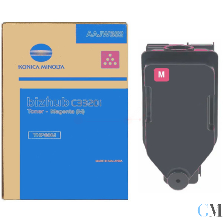 Original Konica Minolta AAJW352/TNP-80M Toner magenta, 9.000 Seiten