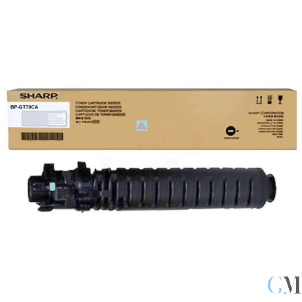 Original Sharp BP-GT70CA Toner-Kit cyan, 24.000 Seiten ISO/IEC 19752