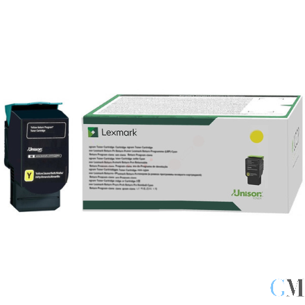 Original Lexmark 24B7180 Toner-Kit gelb, 6.000 Seiten ISO/IEC 19752
