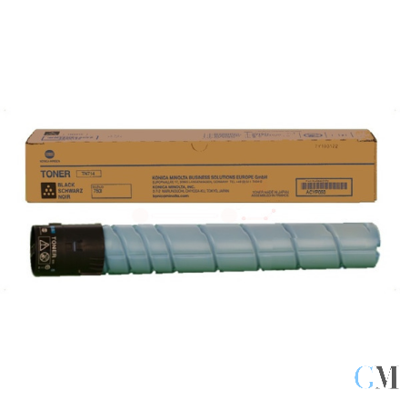 Original Konica Minolta ACYP050/TN-714 Toner schwarz, 40.000 Seiten