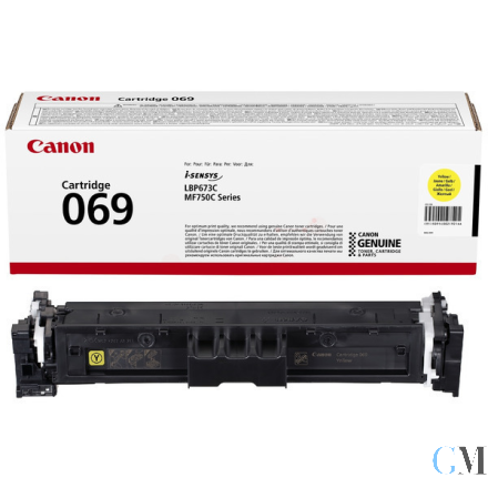 Original Canon 5091C002/069 Tonerkartusche gelb, 1.900 Seiten ISO/IEC 19752