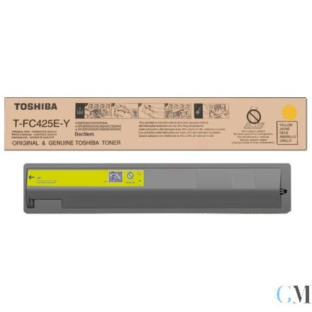 Original Toshiba 6AJ00000238/T-FC425EY Toner-Kit gelb, 38.000 Seiten
