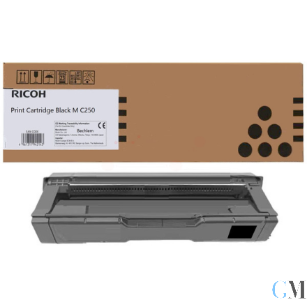 Original Ricoh 408340/TYPE MC250H Toner schwarz, 6.900 Seiten/5%