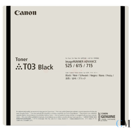 Original Canon 2725C001/T03 Toner-Kit, 51.500 Seiten ISO/IEC 19752