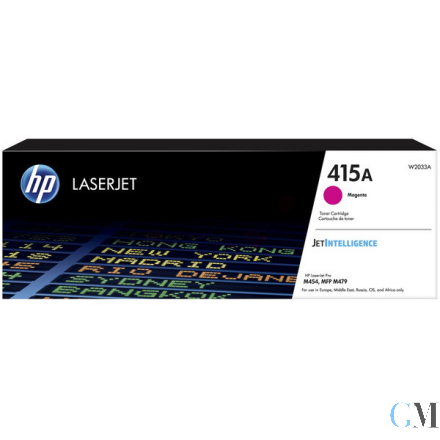 Original HP W2033A/415A Tonerkartusche magenta, 2.100 Seiten ISO/IEC 19798