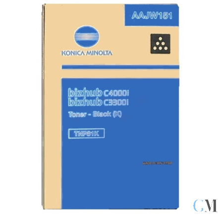 Original Konica Minolta AAJW151/TNP-81K Toner schwarz, 13.000 Seiten