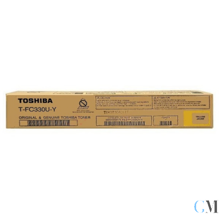 Original Toshiba 6AG00009143/T-FC330EY Toner gelb, 17.400 Seiten